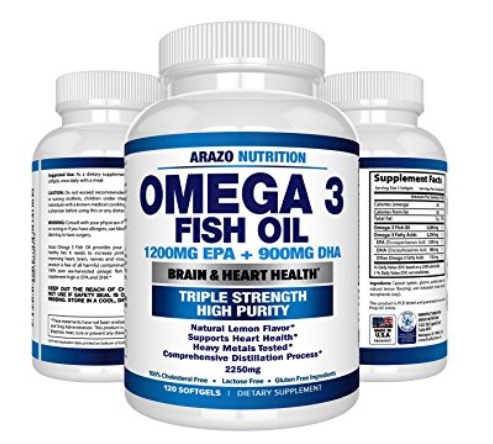 Best Omega 3 Fish Oil Capsules Supplements Arazo Nutrition