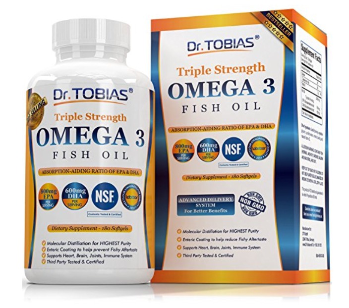 Best Omega 3 Fish Oil Capsules Supplements - Dr. Tobias
