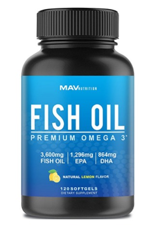 Best Omega 3 Fish Oil Capsules Supplements - Mav Nutrition